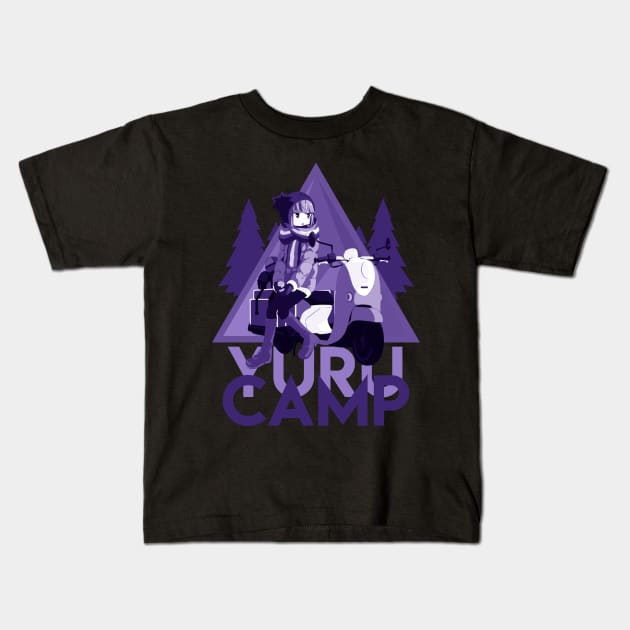 Yuru Camp Kids T-Shirt by gamergeek